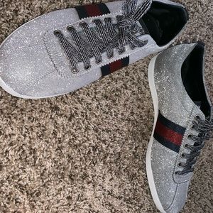 Men’s glitter web sneakers